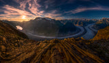 Gilkey Glacier Lookout Poster och Canvastavla