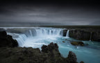 Waterfall of Gods Poster och Canvastavla