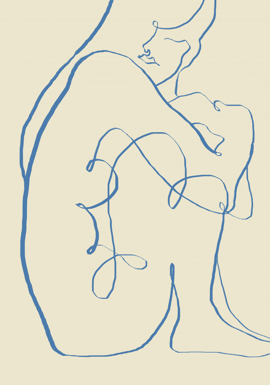 Sitting Grand Poster och Canvastavla