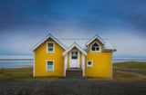 A Yellow House Poster och Canvastavla