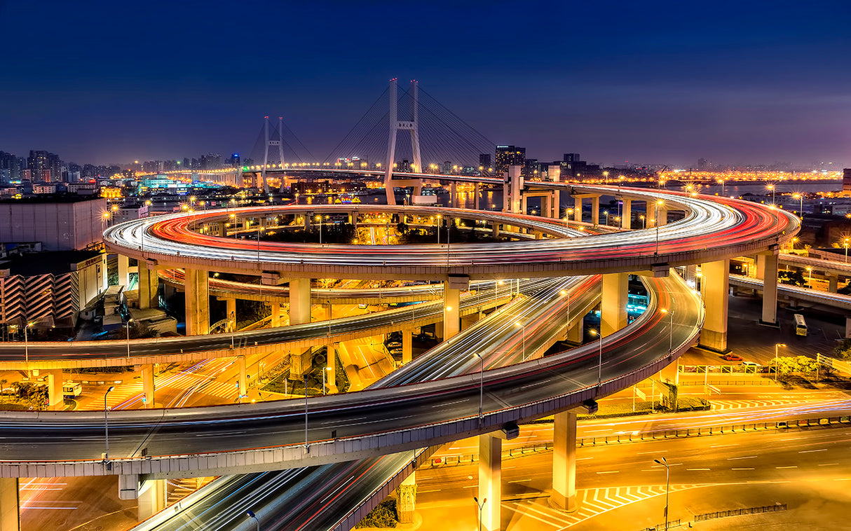 Nanpu Bridge Poster och Canvastavla