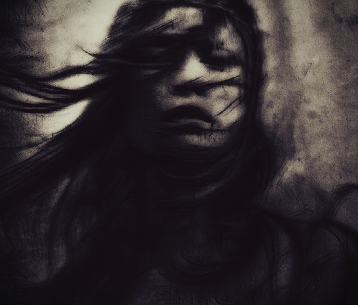 A Quiet Darkness (portrait) Poster och Canvastavla