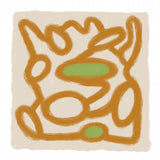 Tan Scribble 1 Poster och Canvastavla