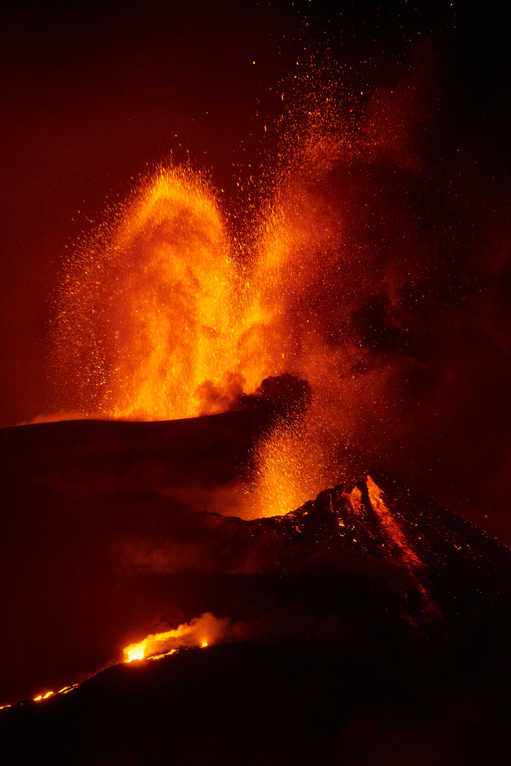La Palma Volcano Eruption Poster och Canvastavla