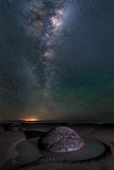 Big eye looking up sky Poster och Canvastavla
