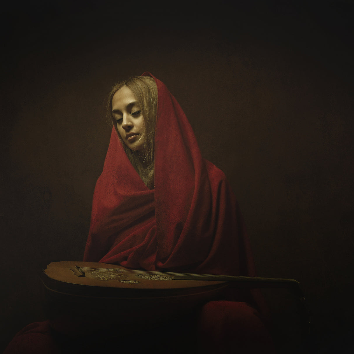 Persian musician girl Poster och Canvastavla