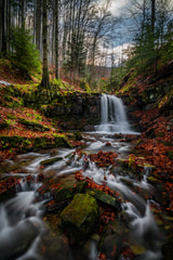 Waterfall Bystry Poster och Canvastavla