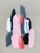 Pink Black and Grey 1 Poster och Canvastavla