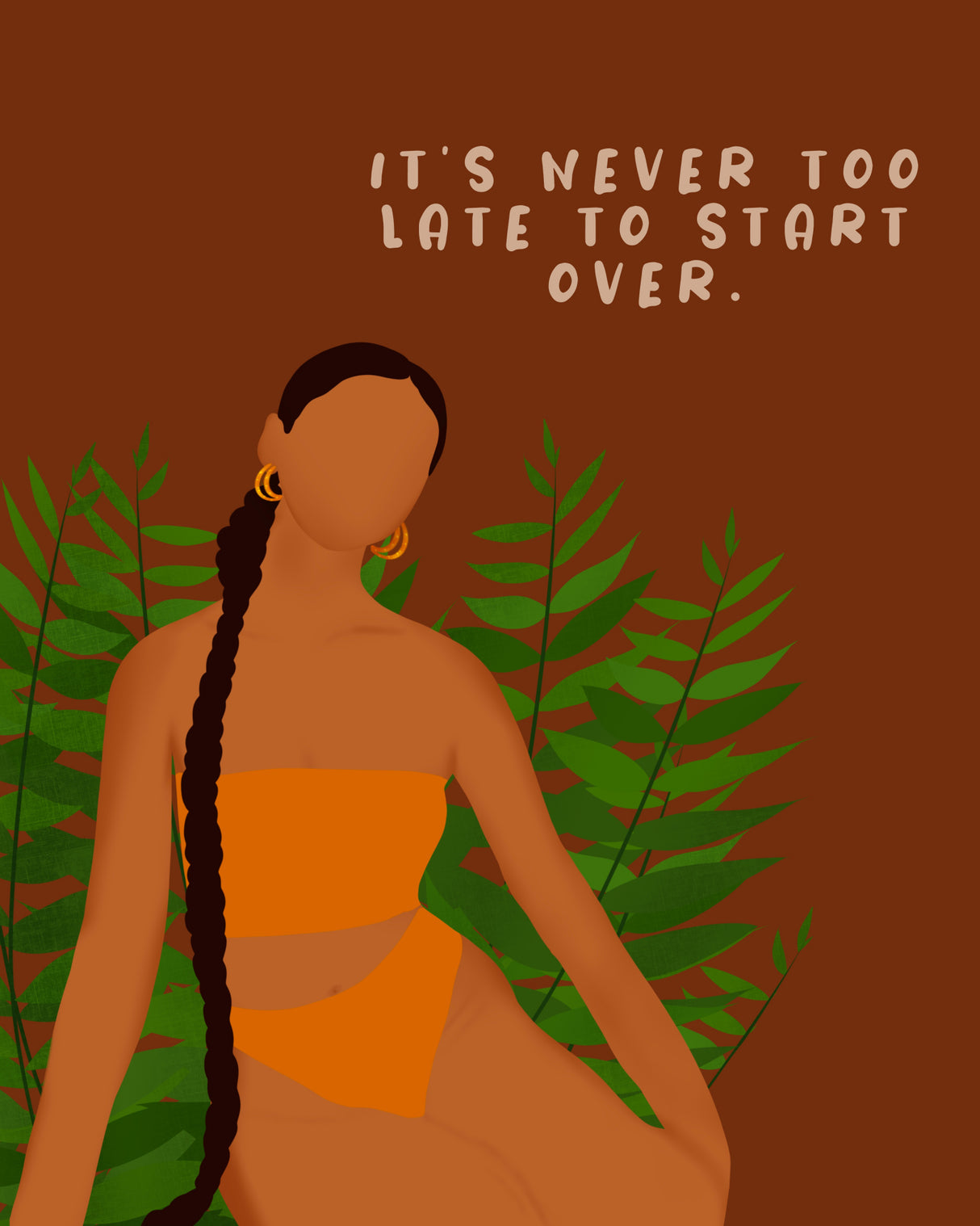 never late Poster och Canvastavla