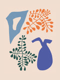 Fern Cut Out Poster och Canvastavla