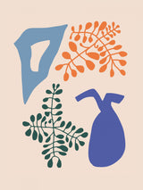 Fern Cut Out Poster och Canvastavla