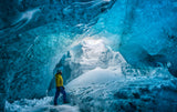 Blue Ice cave Poster och Canvastavla