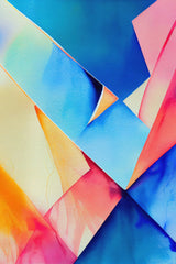 Nature Inspired Abstract Watercolor  (Day 91) Poster och Canvastavla