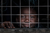 Girl at home in the old Buduburam refugee camp - Ghana Poster och Canvastavla