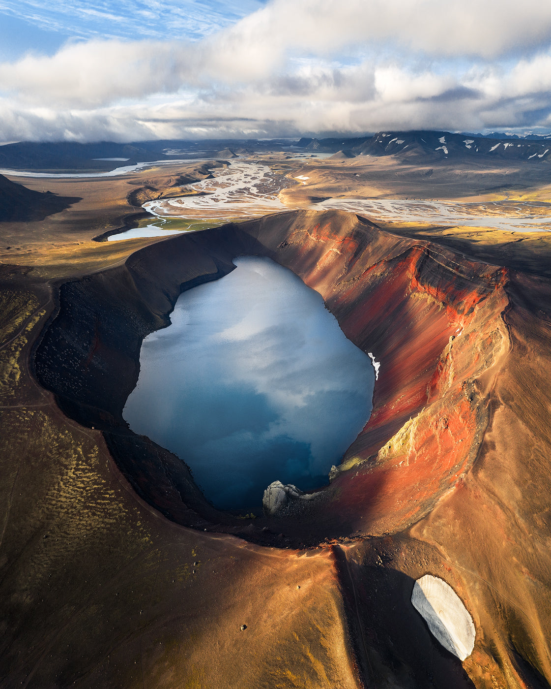 Colorful lakes of the Highlands - Iceland Poster och Canvastavla
