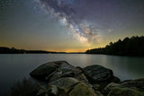 Milky Way in Spring Poster och Canvastavla