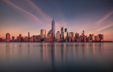 Lower Manhattan at dusk Poster och Canvastavla