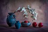Orchid and Nectarine Poster och Canvastavla