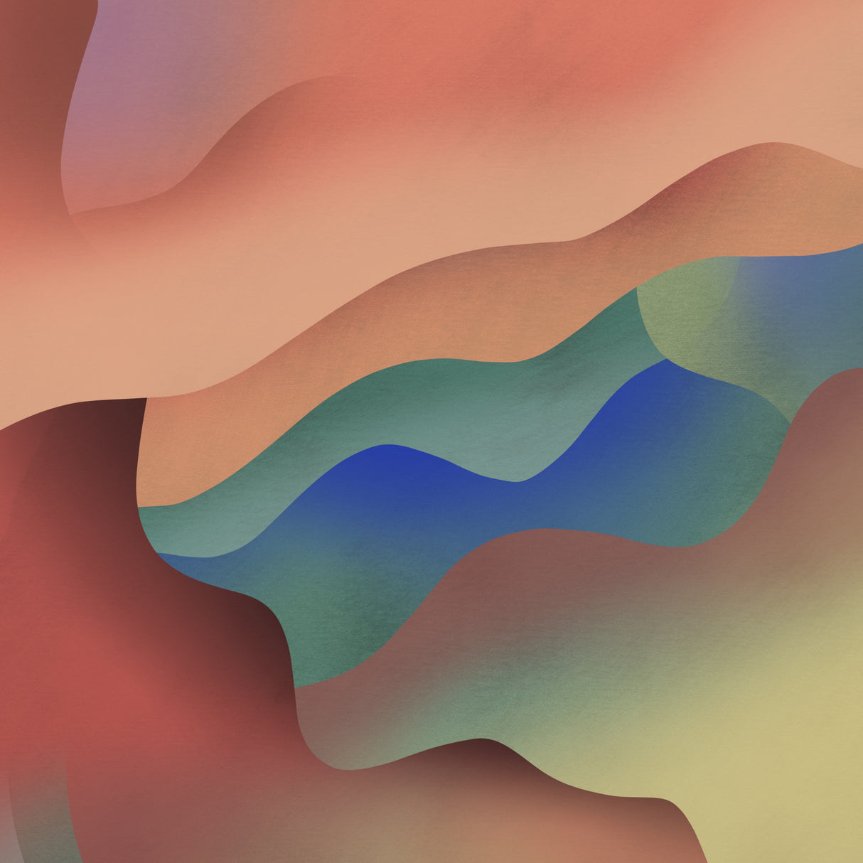 Disappearing Lines Poster och Canvastavla