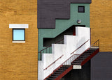 Facade - Boston MA Poster och Canvastavla