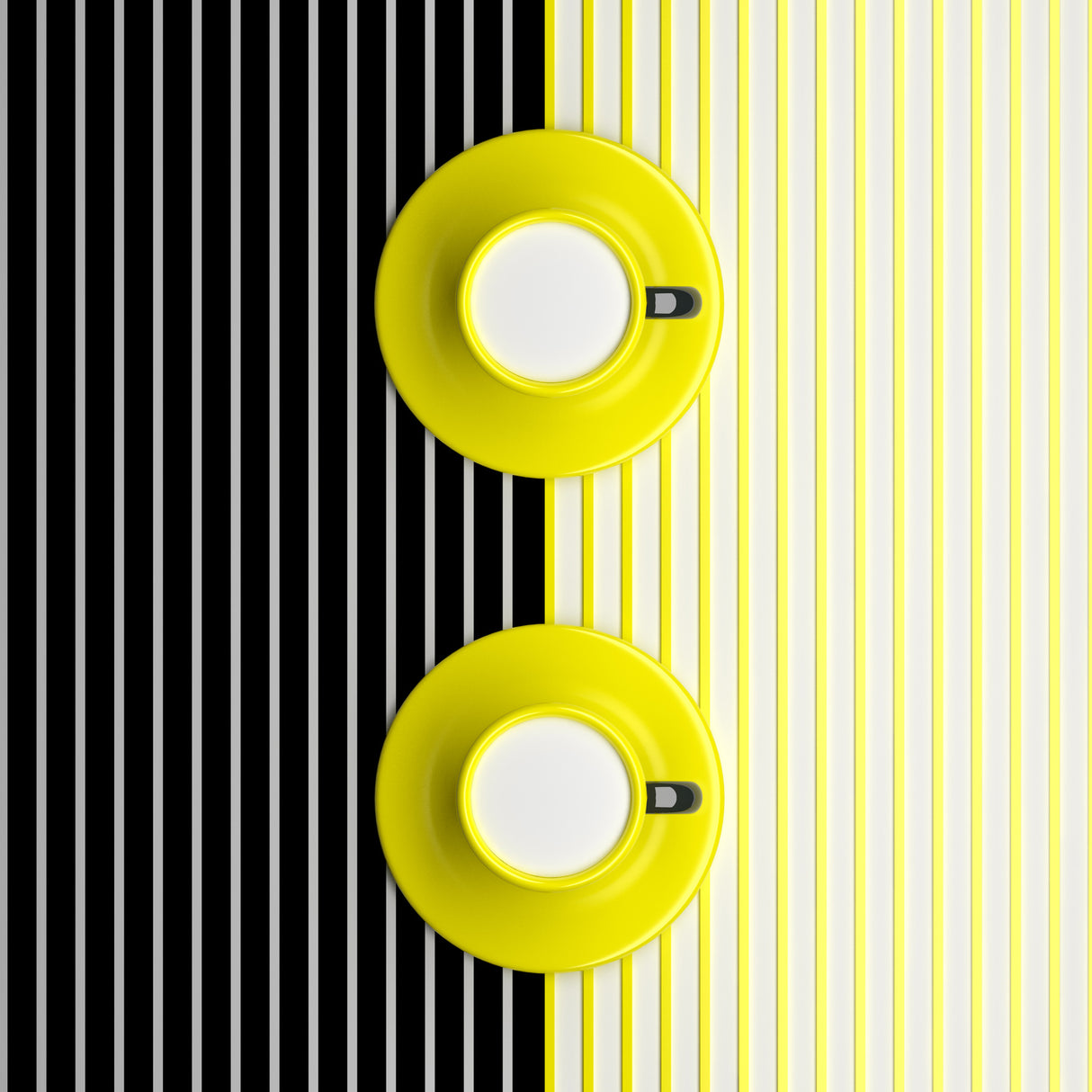 Mugs Pattern Poster och Canvastavla