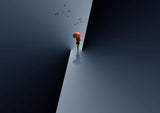 Red Umbrella Poster och Canvastavla