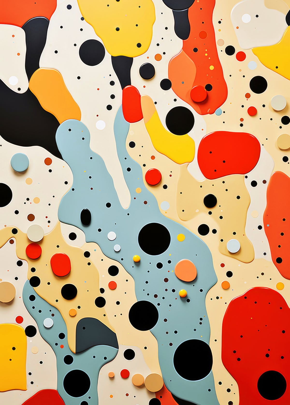 Terrazo pattern art 3 Poster och Canvastavla