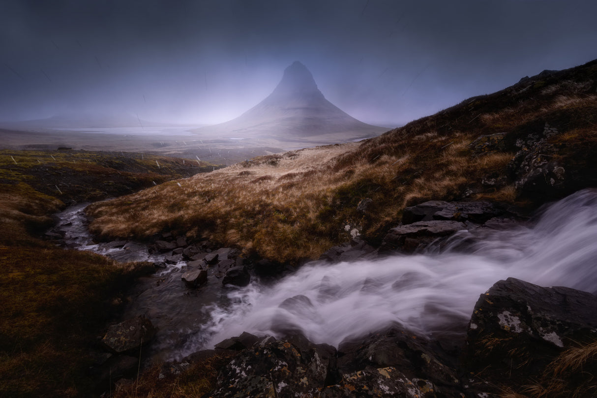 Kirkjufell Poster och Canvastavla