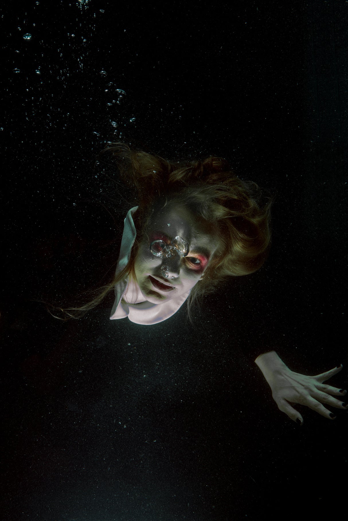 underwater artistic portrait shooting Poster och Canvastavla
