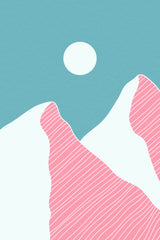 Minimal Alpenglow #3 Poster och Canvastavla