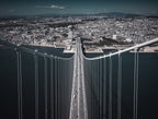 Akashi Kaikyo Bridge Poster och Canvastavla