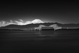 Gatebridge and Mount-Fuji Poster och Canvastavla