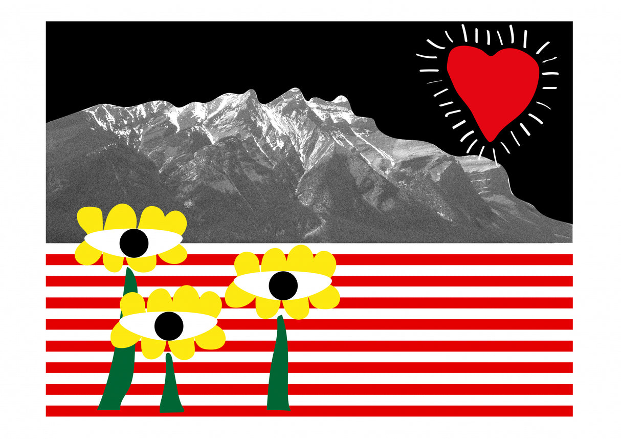 Mountains of Love Poster och Canvastavla