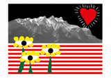 Mountains of Love Poster och Canvastavla