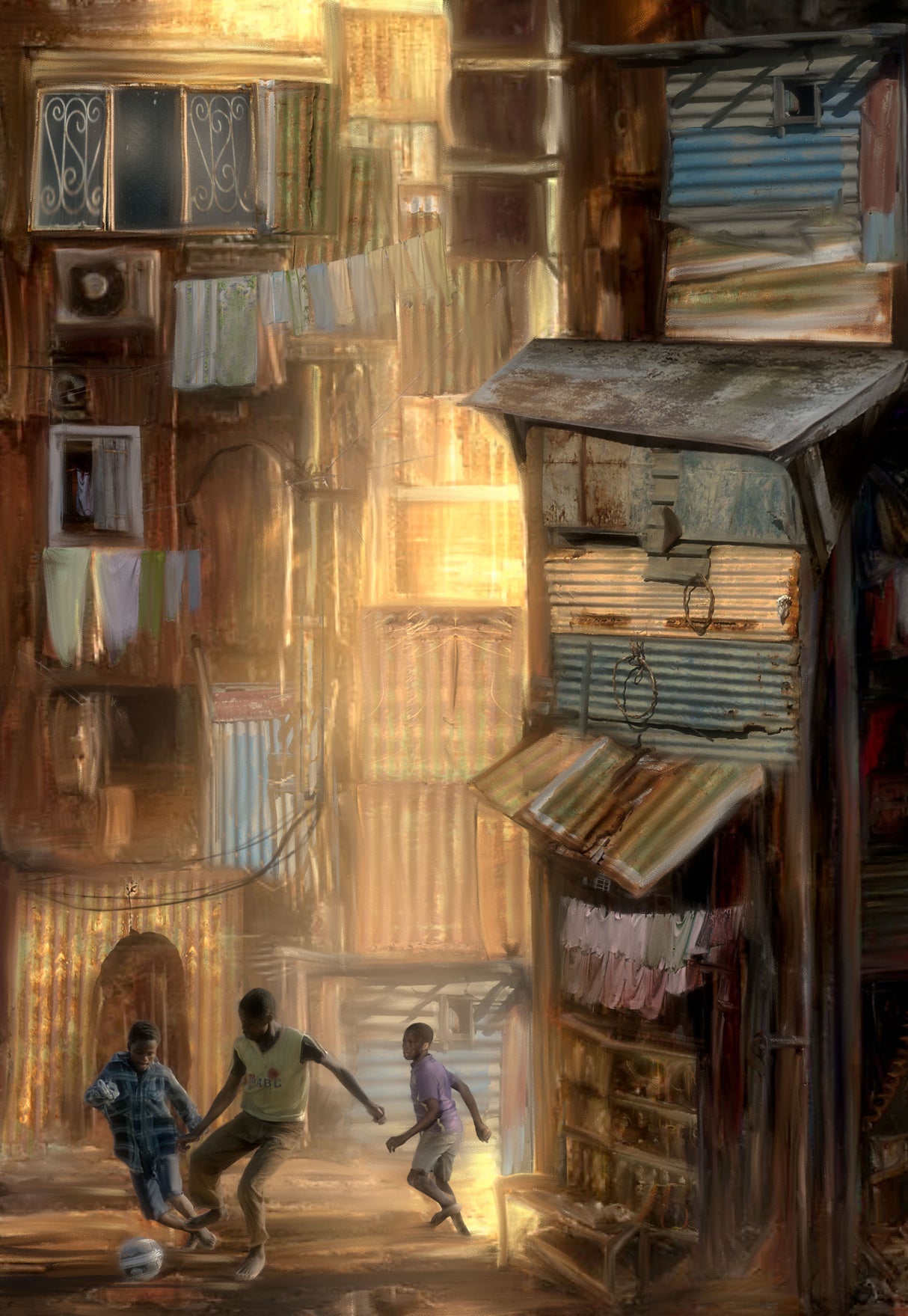 '...Shanty Town...' Poster och Canvastavla