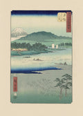 River Highway By Utagawa Hiroshige Poster och Canvastavla
