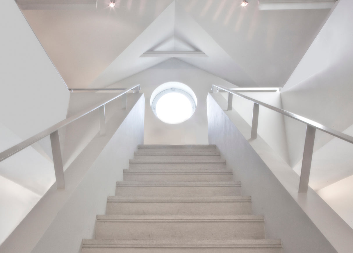 High-key staircase Poster och Canvastavla