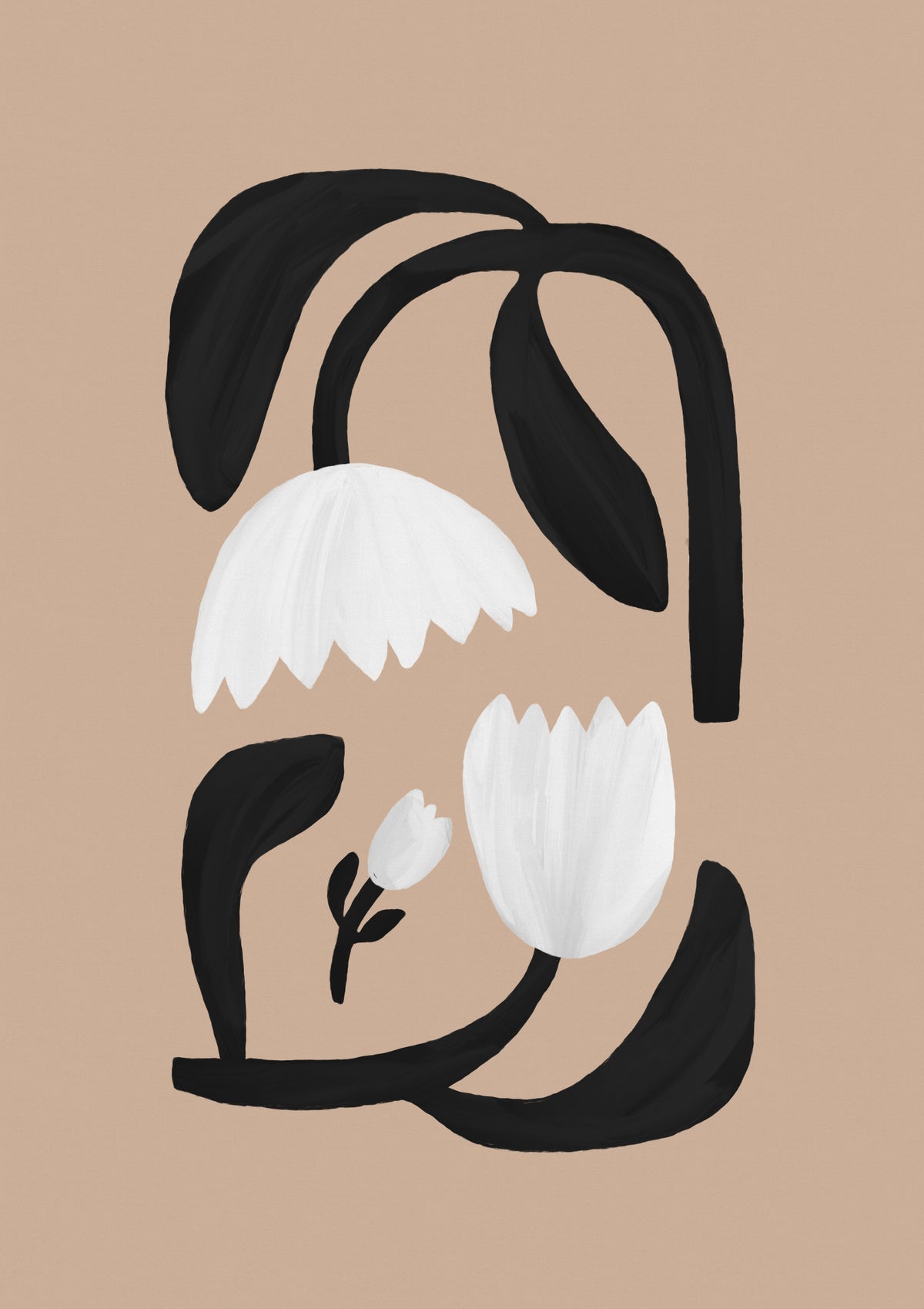 Scandi Botanical I Poster och Canvastavla