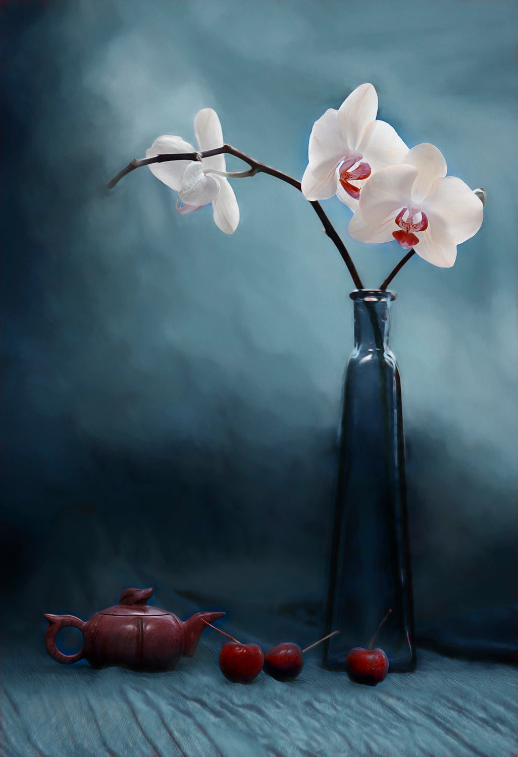 Orchid and Cherry Poster och Canvastavla