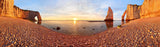 sunset in Étretat Poster och Canvastavla