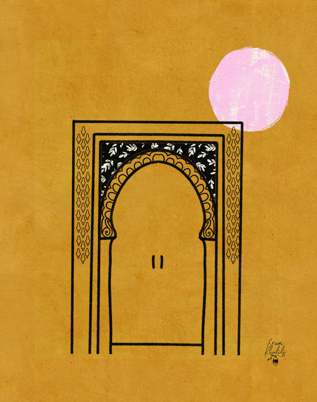 Door To Marrakesh  Erum Khalili.png Poster och Canvastavla
