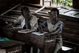 At school in Benin Poster och Canvastavla