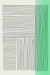 Green Minimalism #5 Poster och Canvastavla