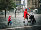Rainy Helsinki Poster och Canvastavla