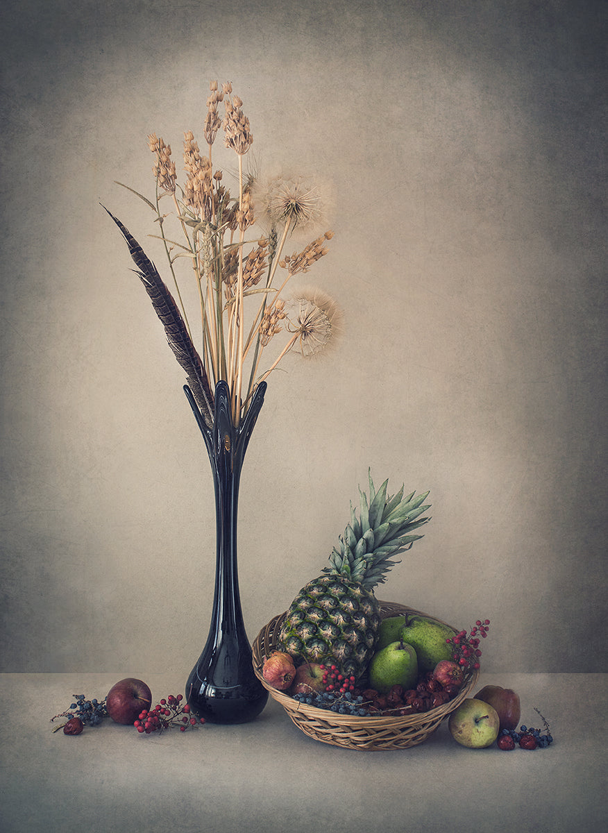 Winter with fruits Poster och Canvastavla