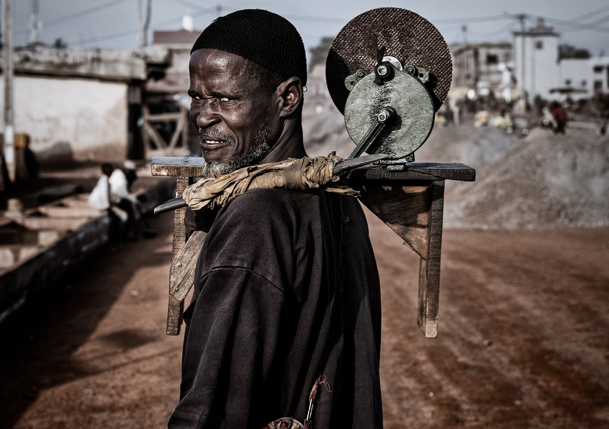 In the streets of Benin. Poster och Canvastavla