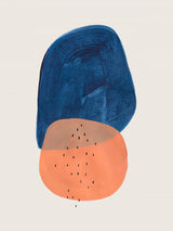 Bubble Teal Tan.png Poster och Canvastavla