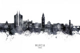 Murcia Spain Skyline Poster och Canvastavla