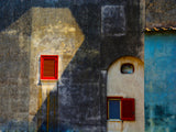 Urban texture - Amalfi coast Italy Poster och Canvastavla