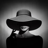 girl in hat Poster och Canvastavla